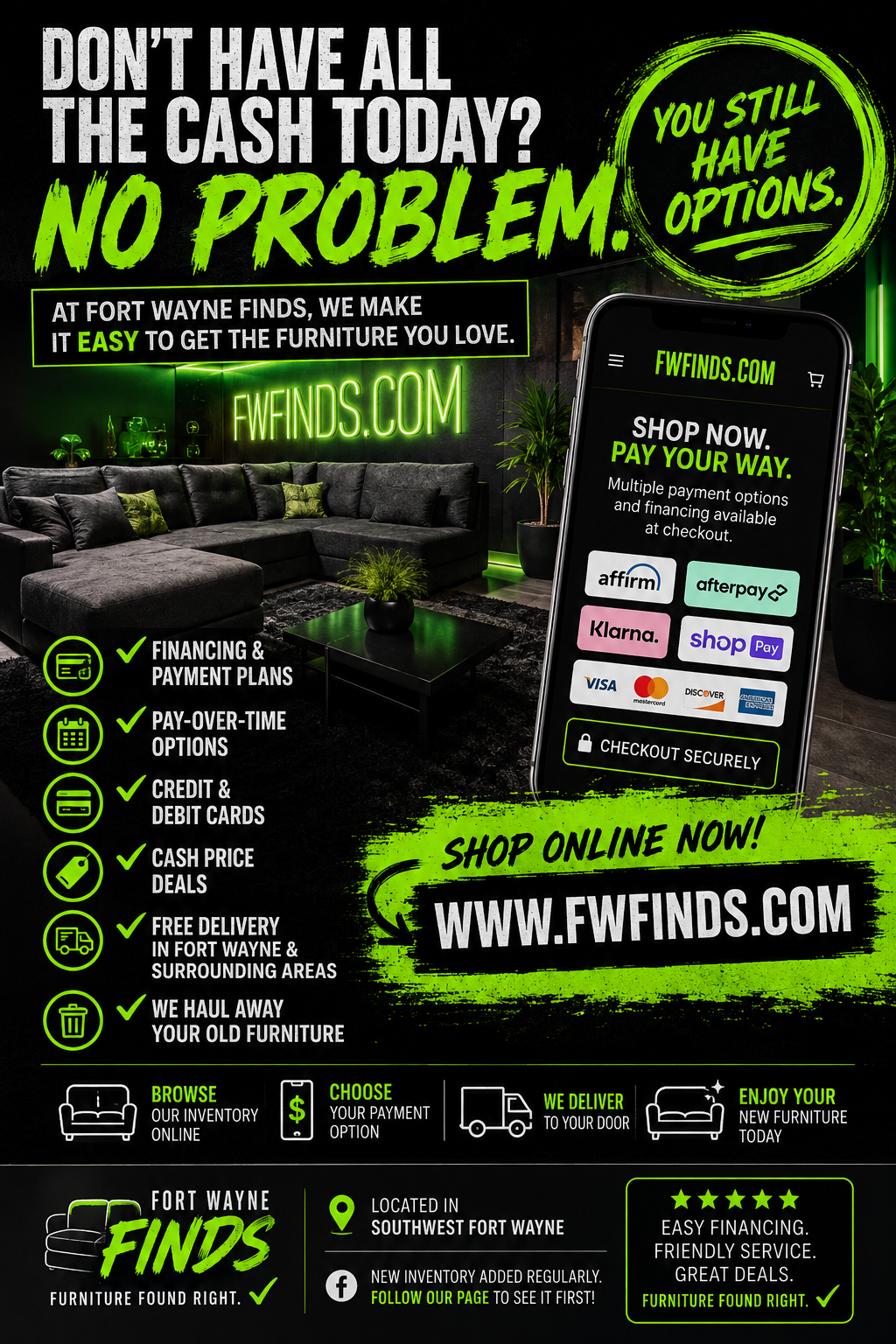 FW Finds payment options: don't have all the cash today? You still have options